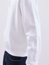 Men Sweatshirt White Slim Fit