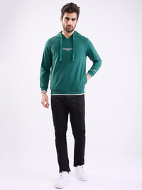 Men Sweatshirt Green Regular Fit