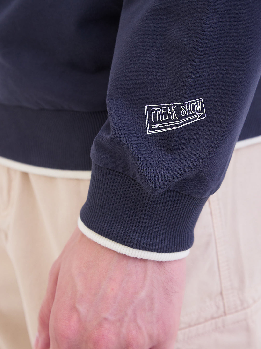 Men Sweatshirt Grey Regular Fit