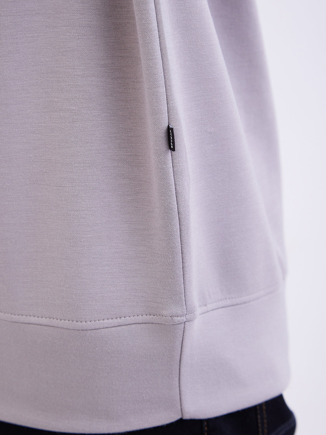 Spykar Silver Grey Slim Fit Casual Sweatshirts For Men