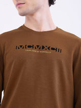 Men Sweatshirt Green Slim Fit
