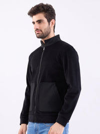 Men Sweatshirt Black Regular Fit
