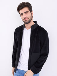 Men Sweatshirt Black Regular Fit