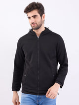 Men Sweatshirt Black Regular Fit