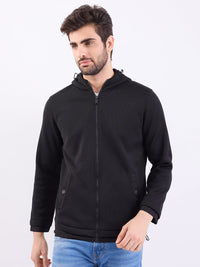 Men Sweatshirt Black Regular Fit