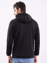 Men Sweatshirt Black Regular Fit