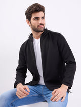 Men Sweatshirt Black Regular Fit