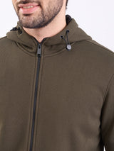 Men Sweatshirt Green Regular Fit