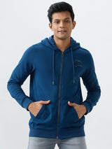 Men Sweatshirt Blue Regular Fit