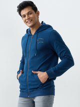 Men Sweatshirt Blue Regular Fit