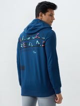 Men Sweatshirt Blue Regular Fit