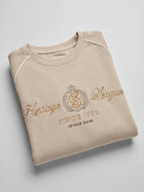 Men Sweatshirt Beige Regular Fit