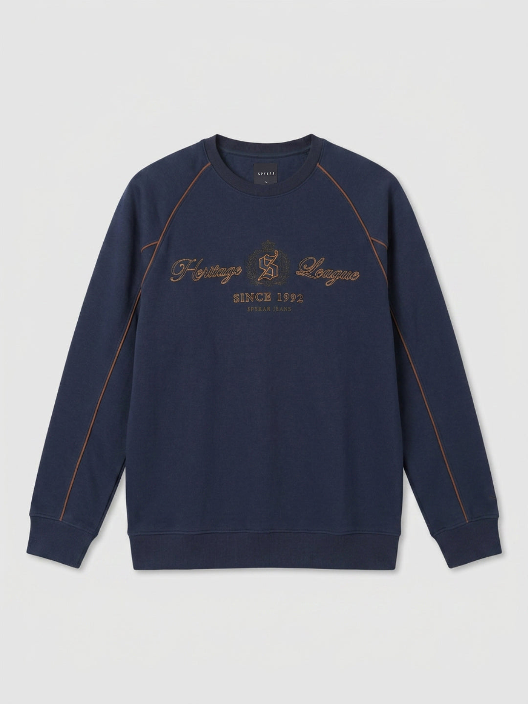 Men Sweatshirt Navy Blue Regular Fit