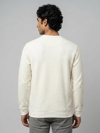 Men Sweatshirt Off-White Regular Fit