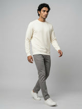 Men Sweatshirt Off-White Regular Fit
