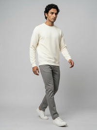Men Sweatshirt Off-White Regular Fit