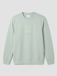 Men Sweatshirt Green Regular Fit