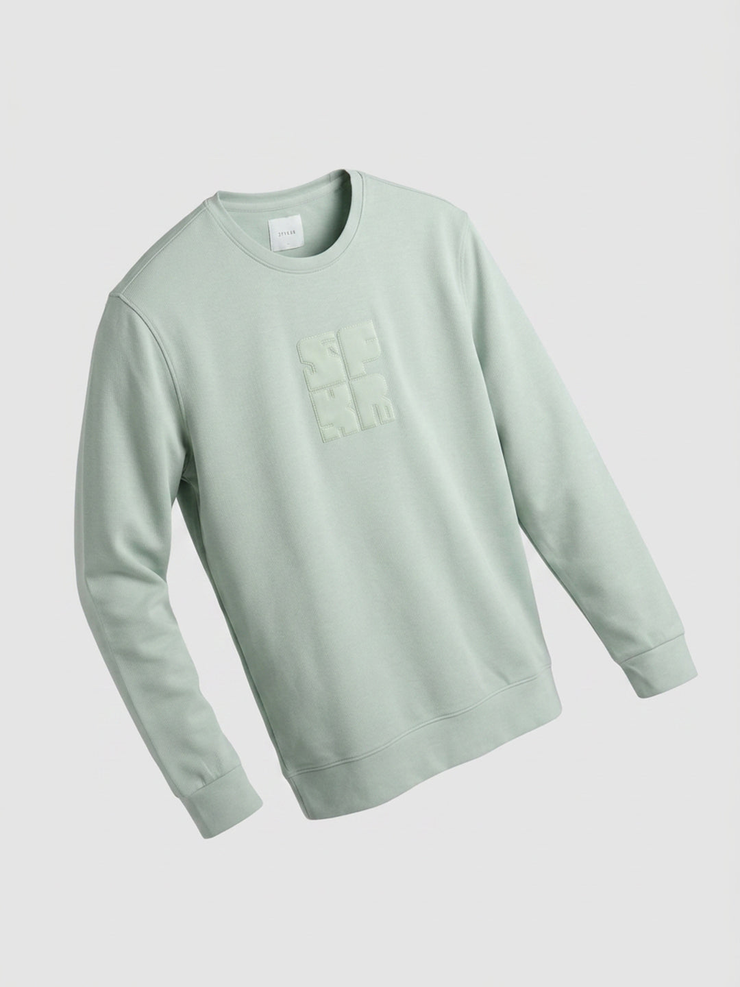 Men Sweatshirt Green Regular Fit