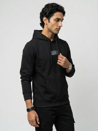 Men Sweatshirt Black Regular Fit
