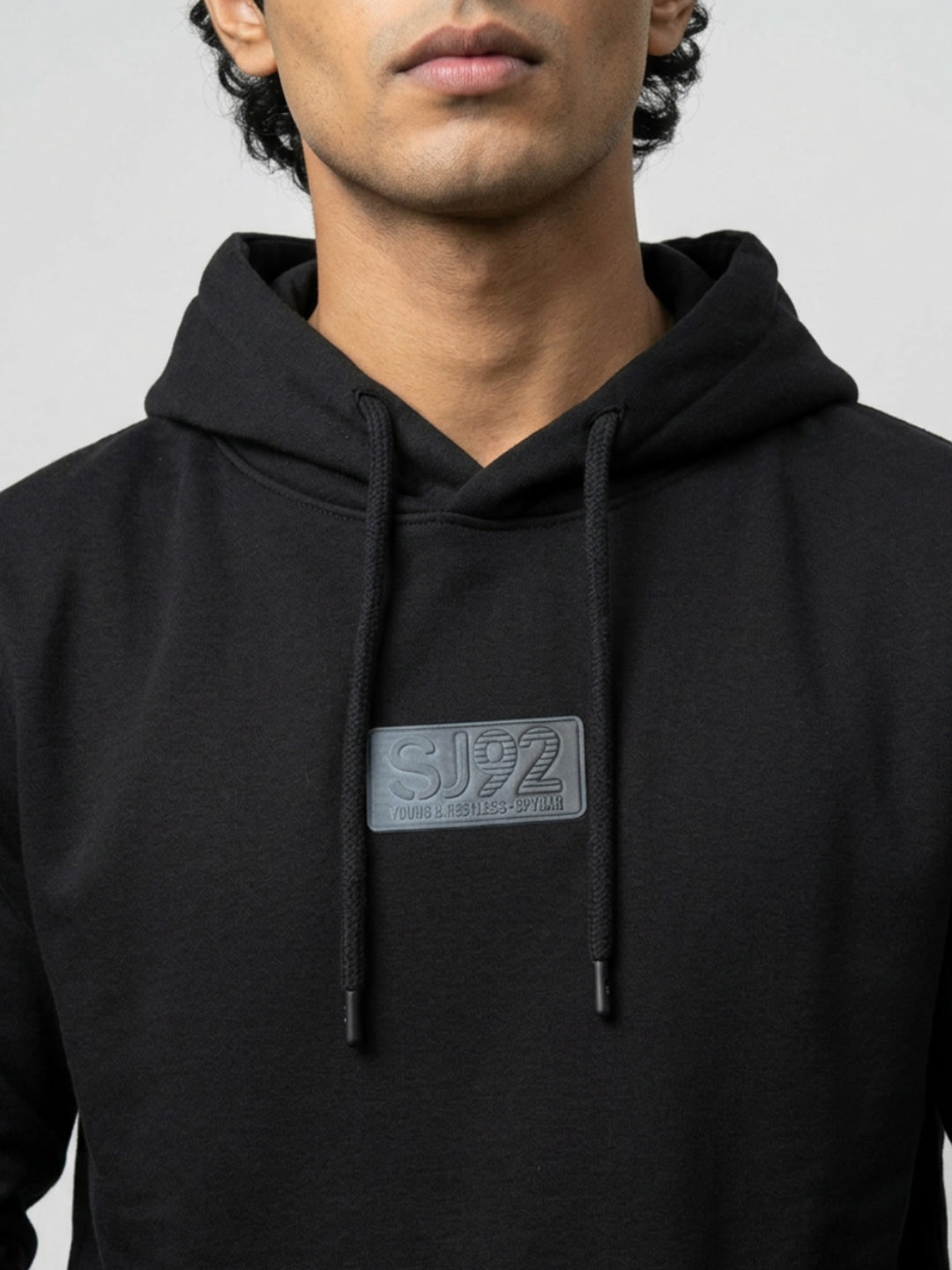 Men Sweatshirt Black Regular Fit