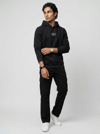 Men Sweatshirt Black Regular Fit
