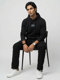 Men Sweatshirt Black Regular Fit