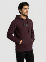 Men Sweatshirt Maroon Regular Fit