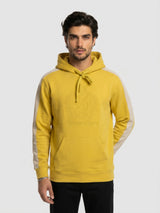 Men Sweatshirt Yellow Regular Fit