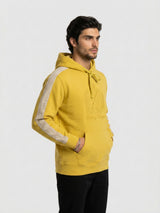 Men Sweatshirt Yellow Regular Fit