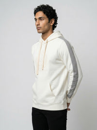 Men Sweatshirt White Regular Fit