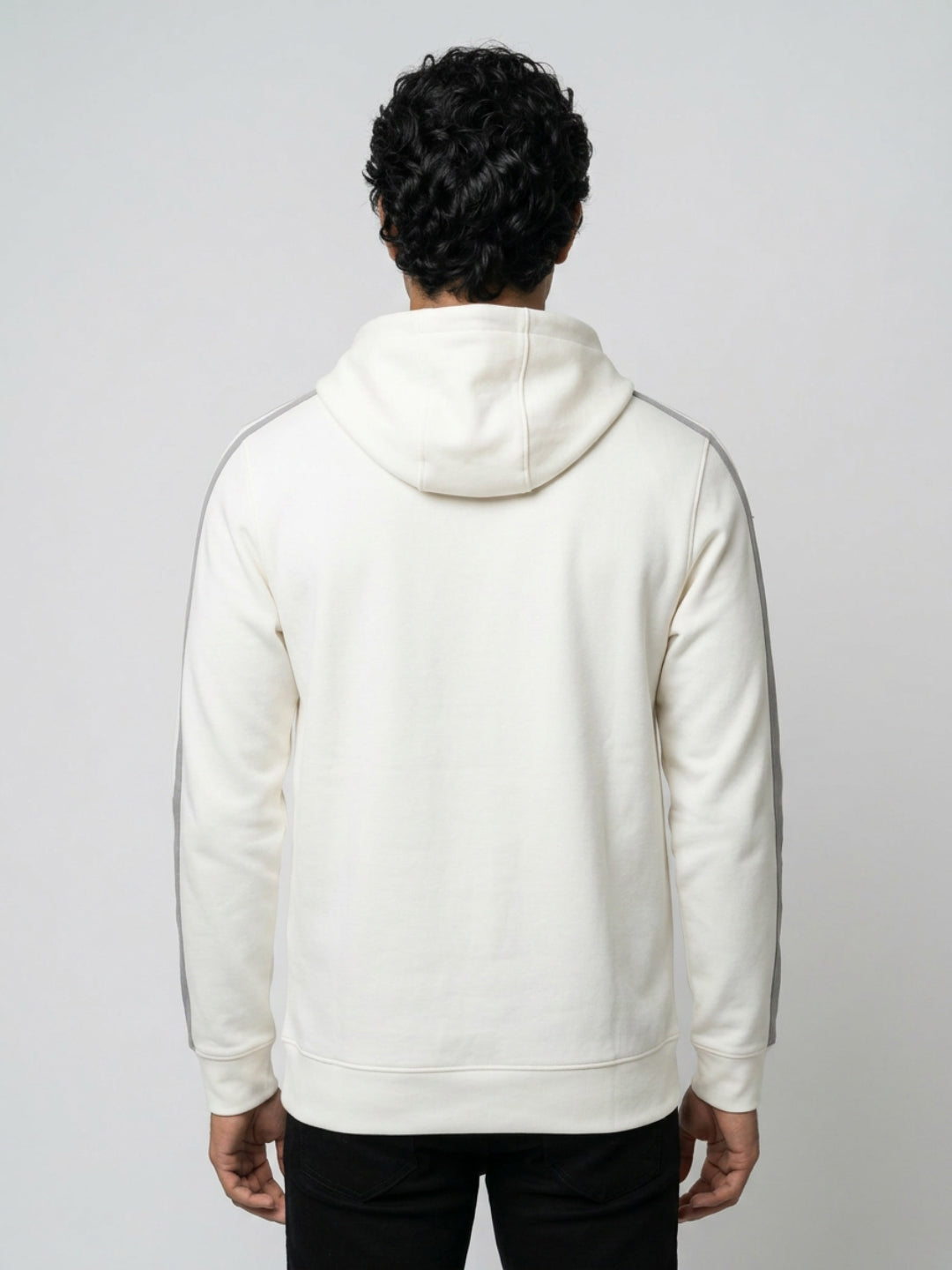 Men Sweatshirt White Regular Fit