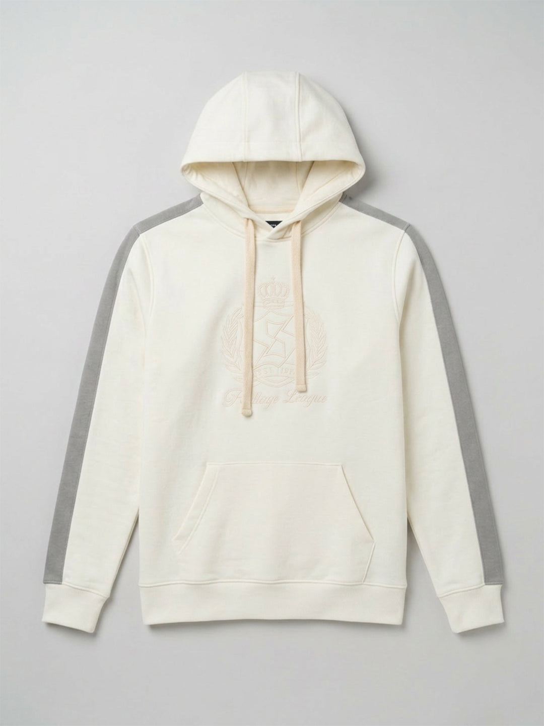 Men Sweatshirt White Regular Fit