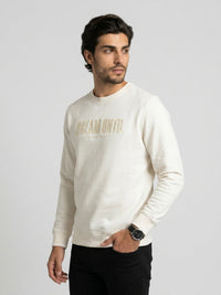 Men Sweatshirt Off-White Regular Fit