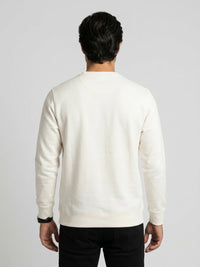 Men Sweatshirt Off-White Regular Fit