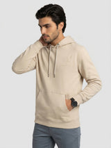 Men Sweatshirt Beige Regular Fit