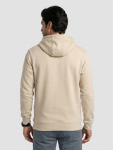 Men Sweatshirt Beige Regular Fit