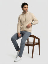 Men Sweatshirt Beige Regular Fit