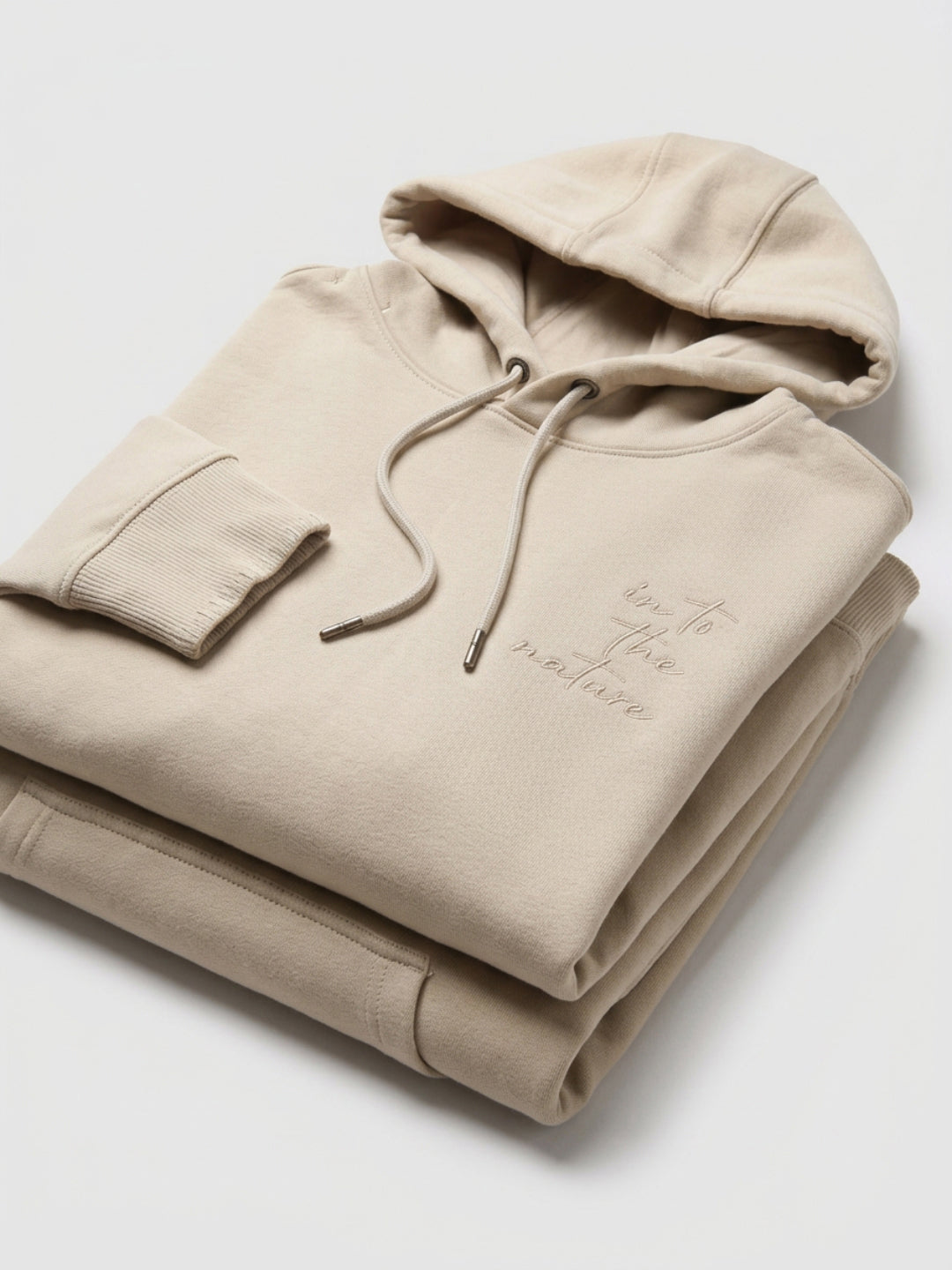 Men Sweatshirt Beige Regular Fit