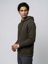 Men Sweatshirt Green Regular Fit
