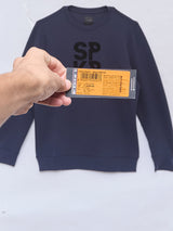 Men Sweatshirt Blue Regular Fit