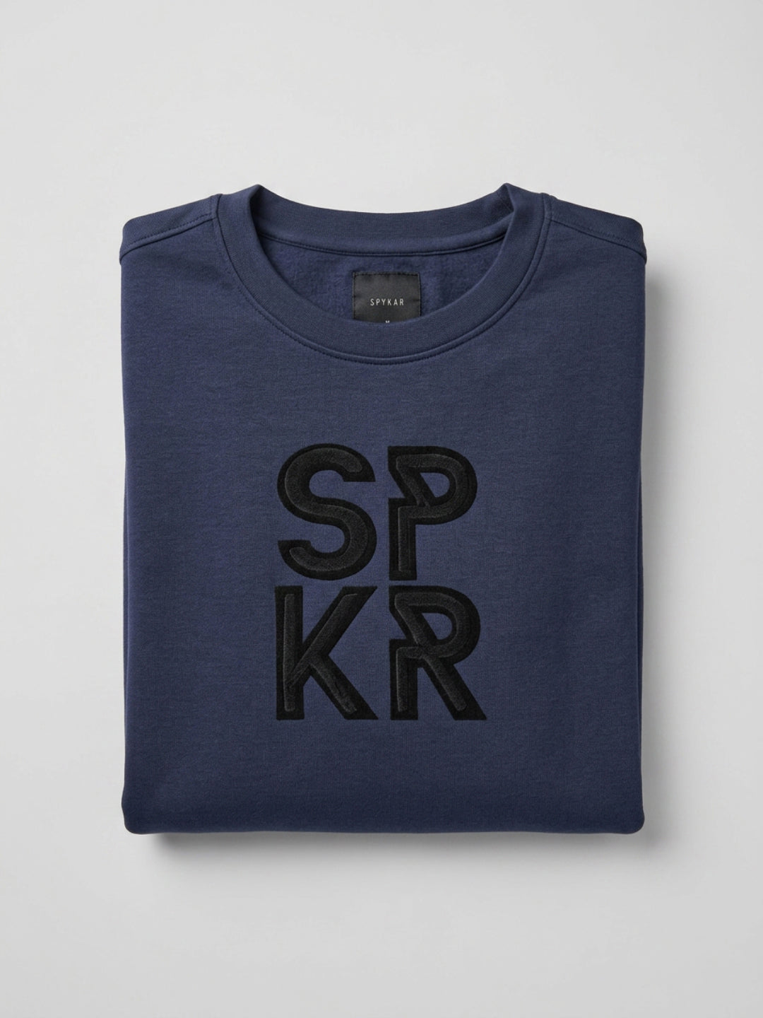 Men Sweatshirt Blue Regular Fit
