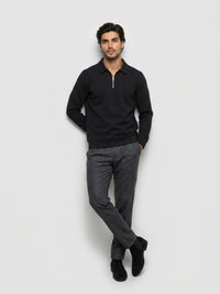Men Sweatshirt Black Regular Fit