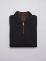 Men Sweatshirt Black Regular Fit