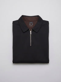 Men Sweatshirt Black Regular Fit