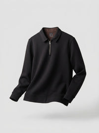 Men Sweatshirt Black Regular Fit