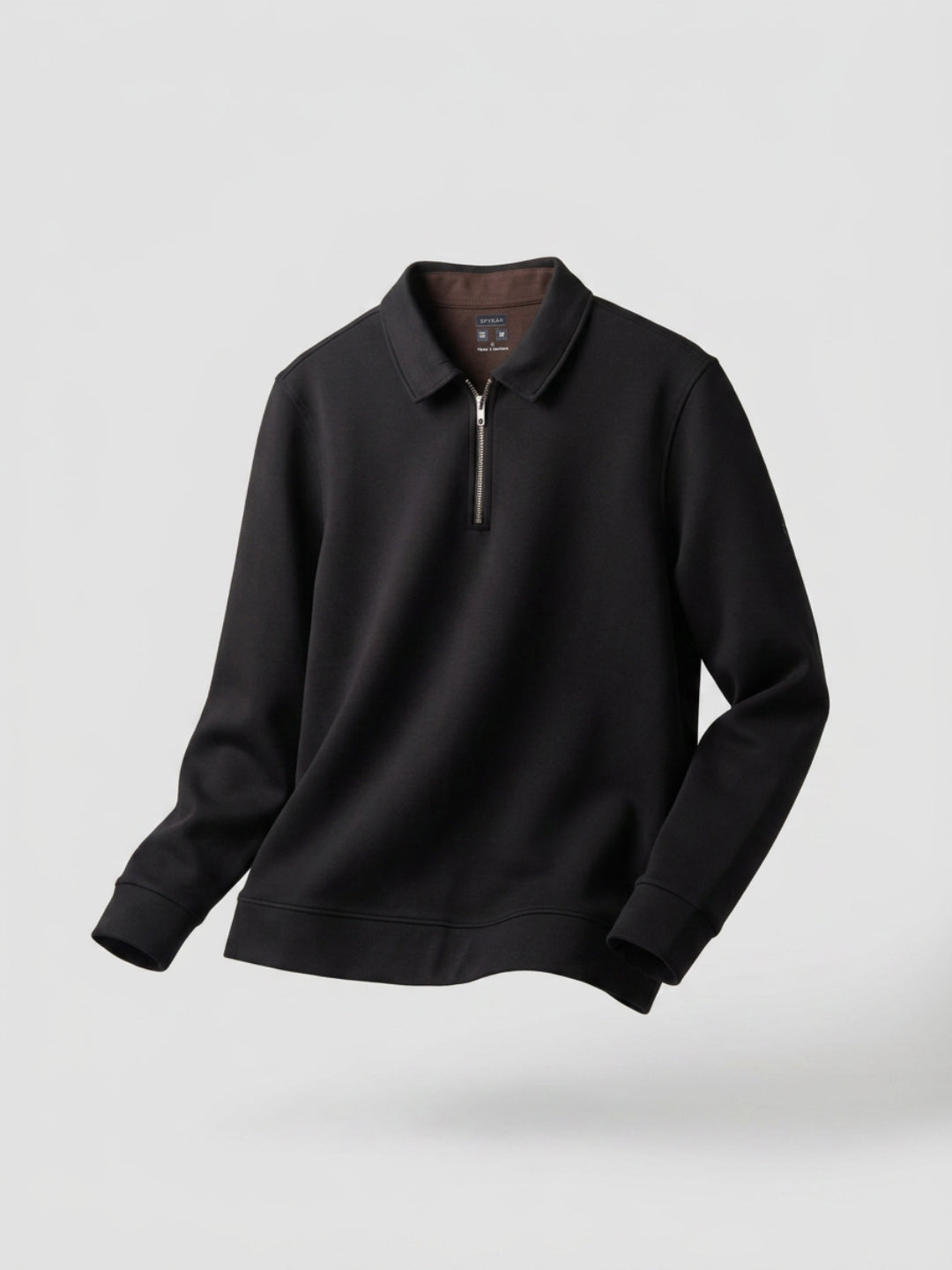 Men Sweatshirt Black Regular Fit