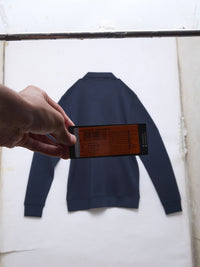 Men Sweatshirt Navy Blue Regular Fit