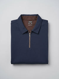 Men Sweatshirt Navy Blue Regular Fit