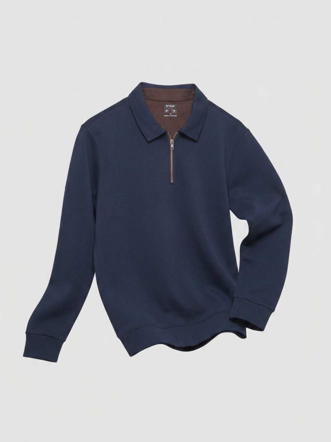 Men Sweatshirt Navy Blue Regular Fit