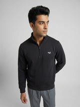 Men Sweatshirt Black Regular Fit